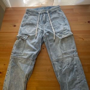 American Eagle cargo jogger pants size 0